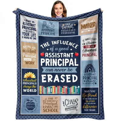 Assistant Principal Appreciation School Blanket for Dedicated Staff