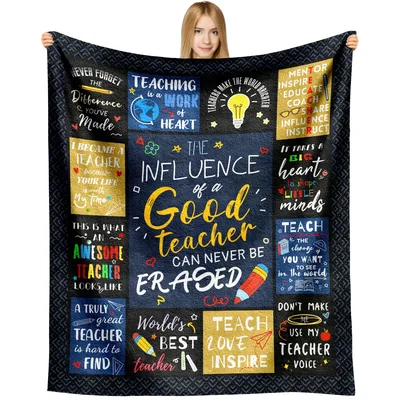 Teacher Appreciation Navy Blanket: A Tribute to Educators
