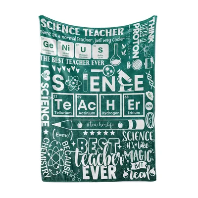 Science Teacher Periodic Table Blanket for the Coolest Educator