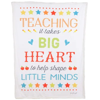 Big Heart to Shape Blanket: A Tribute to Teaching Passion