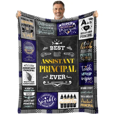 Best Assistant Principal Ever Blanket Celebrating School Leadership