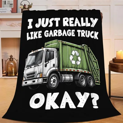 I Just Really Like Garbage Blanket