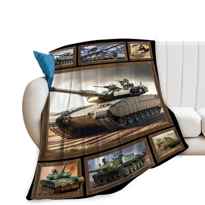 Military Tanks Army Vehicles Blanket: A Gallery of Armored History