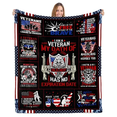 I Am a Veteran Blanket: My Oath of Enlistment Has No Expiration Date