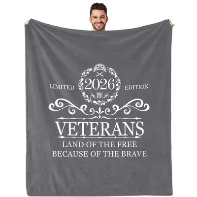 Veterans Military Appreciation Blanket: 2026 Edition Tribute Design