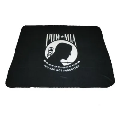 POW MIA Flag Veteran Blanket: You Are Not Forgotten Design