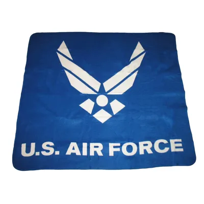 Aviation Wings Emblem Blanket: U.S. Air Force Symbol Design