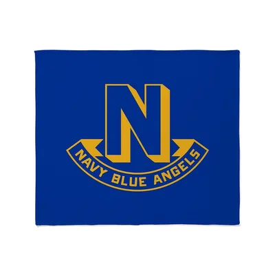 Golden Letter N Emblem Blanket