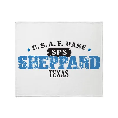 Air Force Base Texas Blanket: Sheppard SPS Military Design