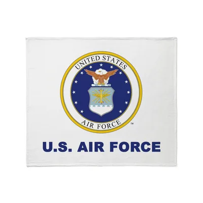 Air Force Emblem Seal Blanket for Military Pride and Service