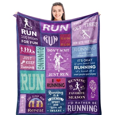 Running Gift Blanket