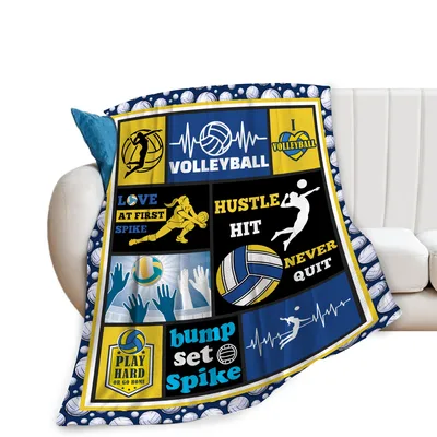 Volleyball Player Design Blanket for Players Who Love the Game