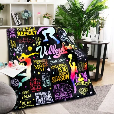Volleyball Sports Fan Player Blanket for Court Lovers
