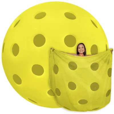 Pickleball Sports Yellow Blanket for Courtside Comfort and Fun