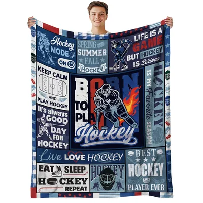 Hockey Lover Blanket Celebrating Every Season of the Ice Game