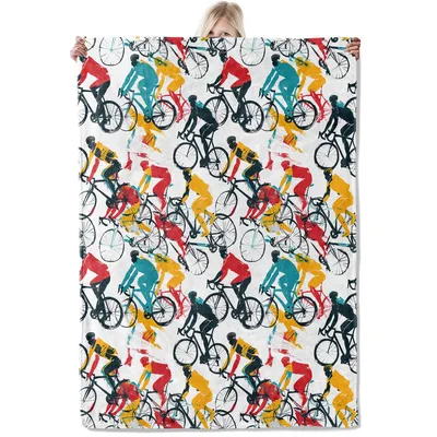 Cycling Bike Riders Blanket