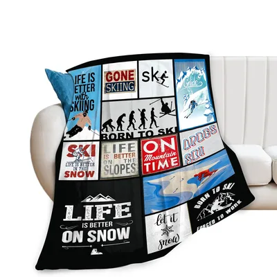 Life Is Better on Snow Blanket