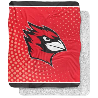 Cardinal Bird Head Logo Blanket: Bold Red Team Spirit Design