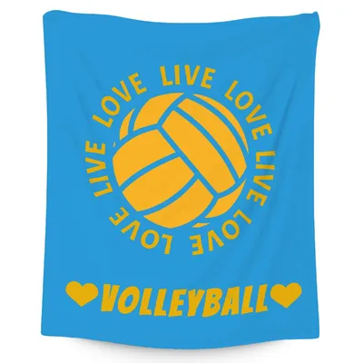 Live Love Volleyball Blanket: A Cozy Sport Throw for Players