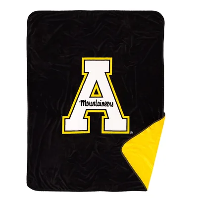 Letter a Mountaineers Team Blanket - Appalachian Style Design
