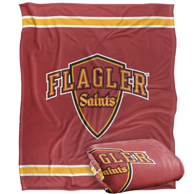 Red Saints Shield Logo Blanket: Flagler College Team Pride Design