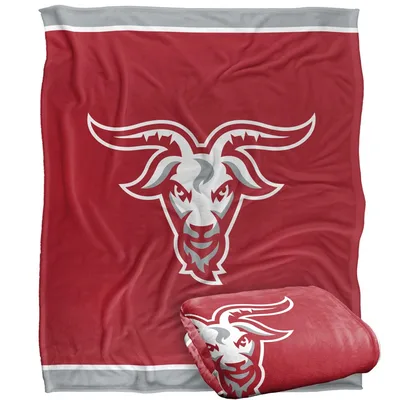 Bull Logo Red Design Blanket: Bold Animal Mascot Throw