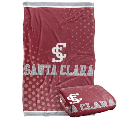 Collegiate Red Logo Polka Blanket Santa Clara Spirit