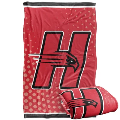 Red Bird Letter H Blanket: Collegiate Style with Cardinal Motif