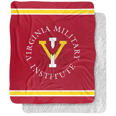 Red Institute Crest Logo Blanket for VMI Alumni and Cadets