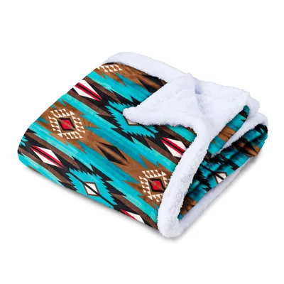 Southwest Aztec Pattern Blanket: Bold Geometric Design