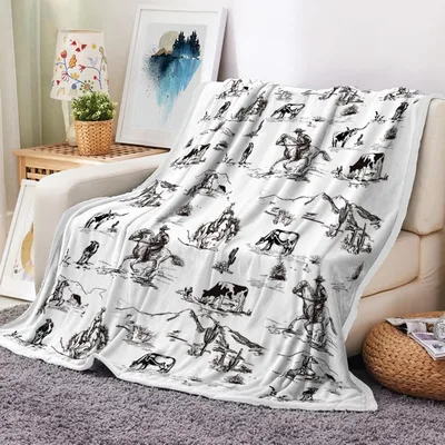 Western Cowboy Horse Blanket