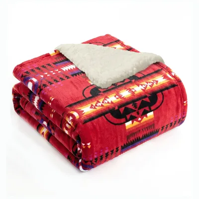 Aztec Western Pattern Blanket: Bold Geometric Southwestern Design