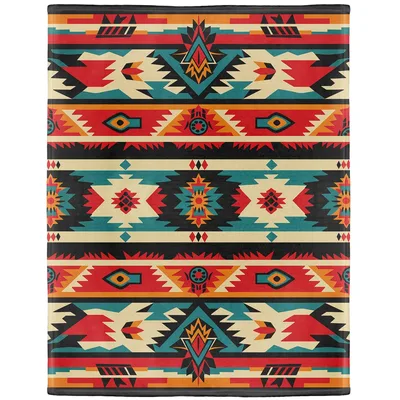 Southwestern Aztec Pattern Blanket