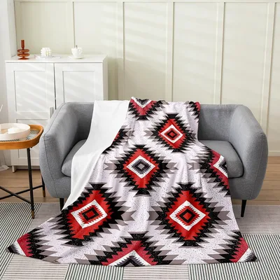 Southwest Diamond Pattern Blanket: Bold Geometric Art for Your Space